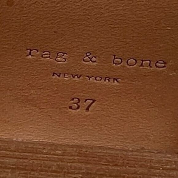 Rag & Bone Kinsey Brown Suede Heeled boots - Size 7 - Picture 6 of 10